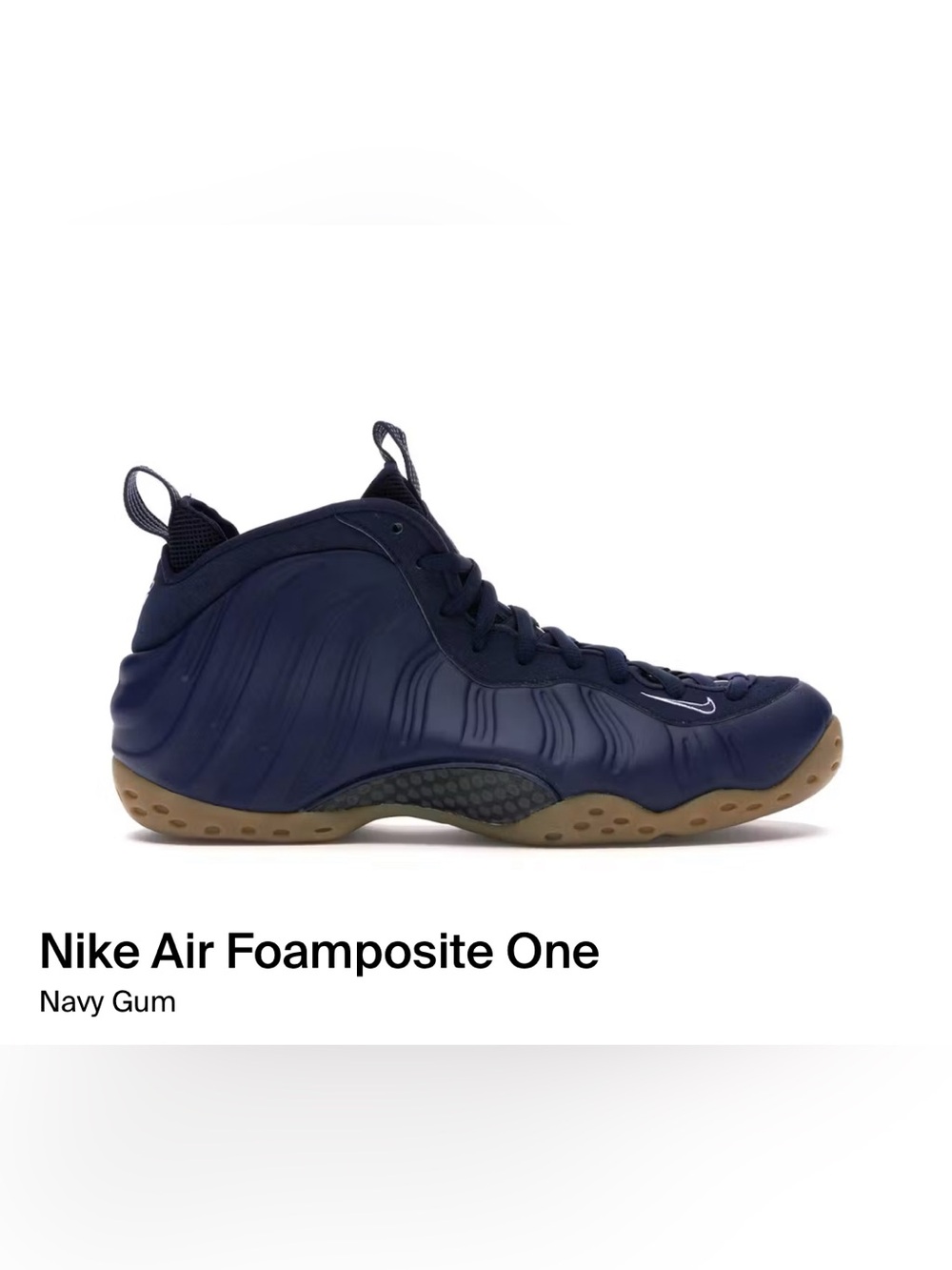 Nike Air Foamposite One - Navy Gum